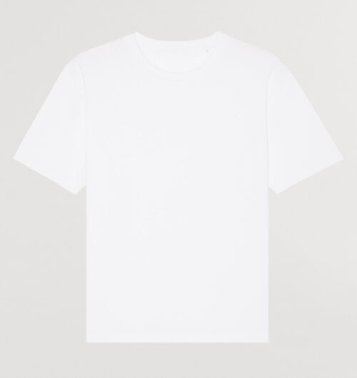 dein wort aus Blumenbuchstaben auf einem organic relaxed shirt, faibleshop.com