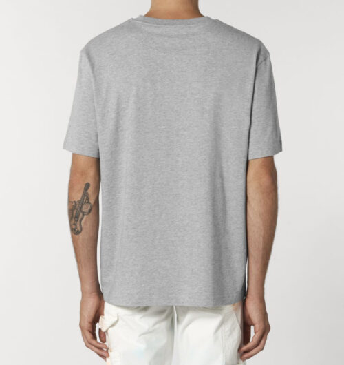 dein wort aus Blumenbuchstaben auf einem organic relaxed shirt, faibleshop.com