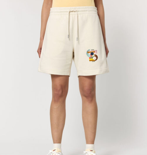 Farbella vegan gedruckt auf Jogger Shorts