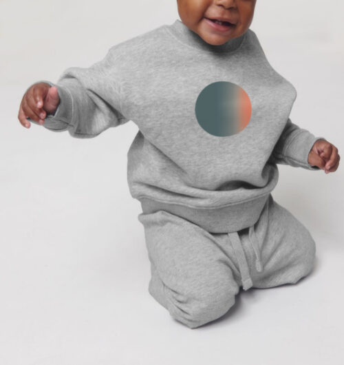 Punkt, vegan gedruckt auf baby organic Sweatshirt, faibleshop.com