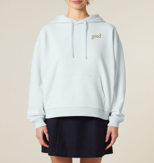 good auf organic oversize hoodie