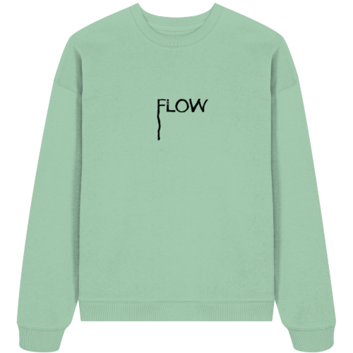 iM FLOW auf Organic Oversize Sweatshirt – Bild 5