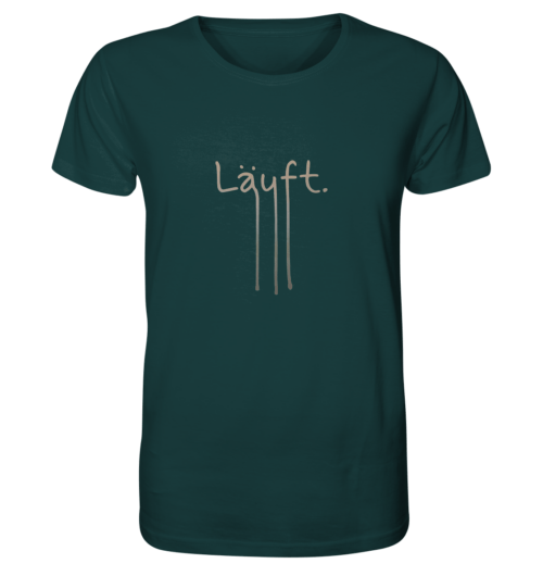 LÄUFT auf Organic Shirt – Bild 3