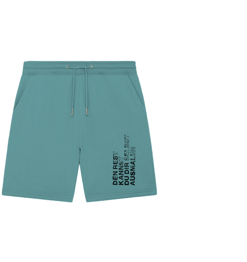 SELBST AUSMALEN auf Organic Jogger Shorts – Bild 2