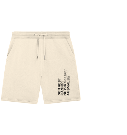 SELBST AUSMALEN auf Organic Jogger Shorts – Bild 3