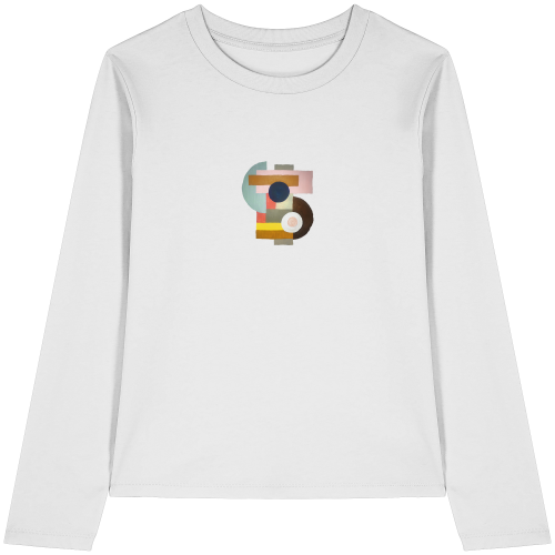 Farbella, das handgemalte Design wird vegan auf das Langarm T-Shirt in der Farbe deiner Wahl gedruckt