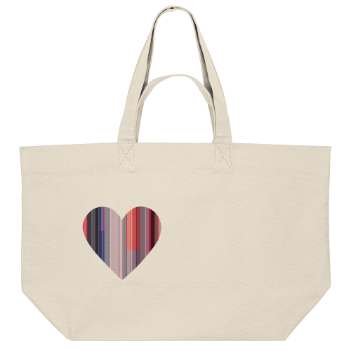 HEARTY auf Organic Shopping-Bag